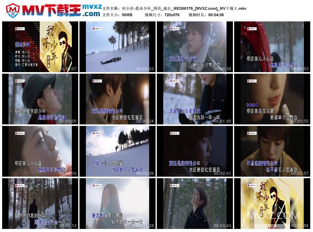 付小壮-我本少年_国语_流行_MED00179